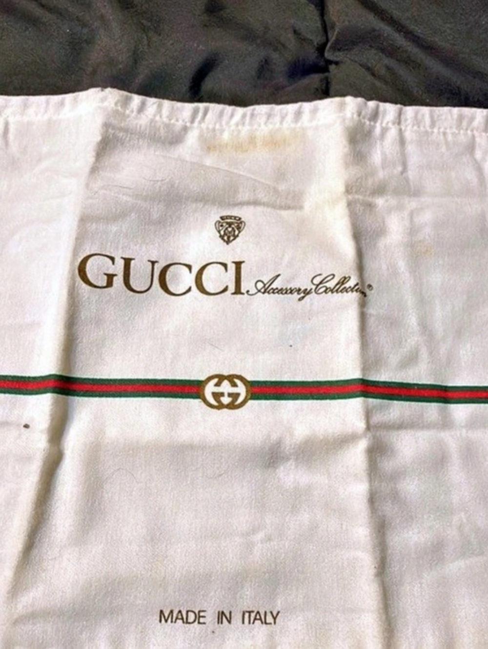 Authentic Vintage Gucci Dust Bag Medium 11x15 - Made in Italy